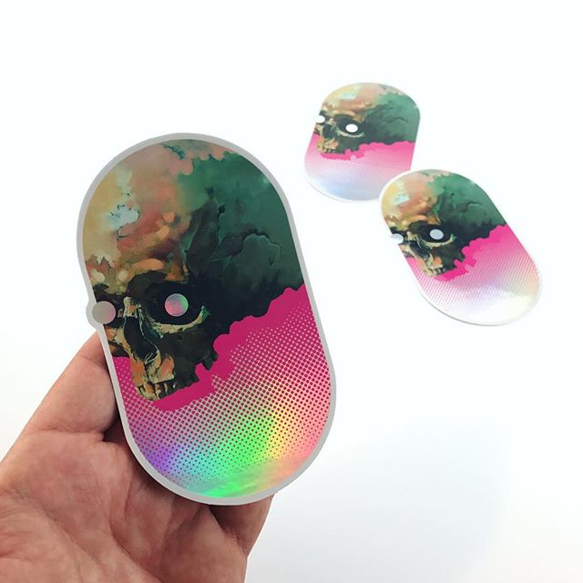 Custom Holographic stickers StickerApp