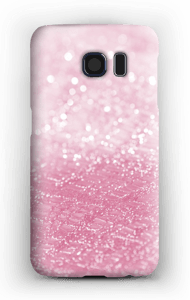 Pink Glitter case Galaxy S6