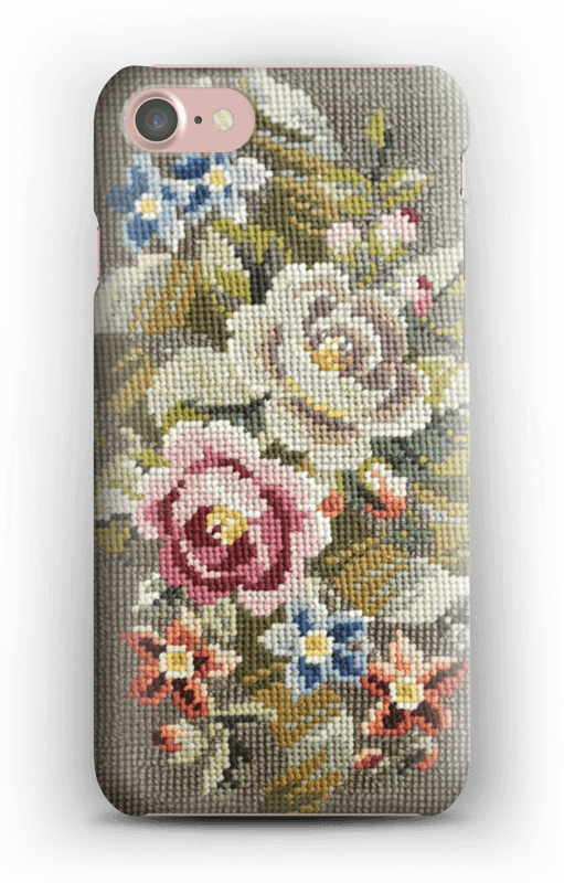 Blomster Broderi cover IPhone 7