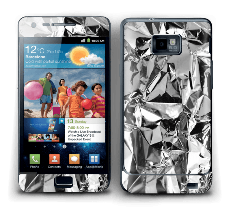 Aluminium Skin Galaxy S2