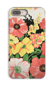 Vintage blomstermønstre deksel IPhone 8 Plus tough