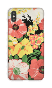Vintage blomstermønstre deksel IPhone XS Max