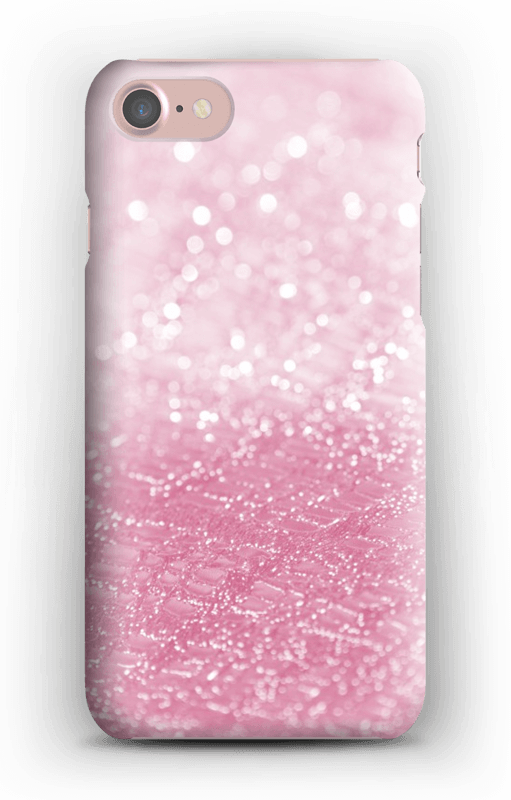 Rosa glitter deksel IPhone 7