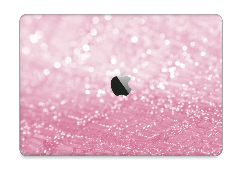 Rosa glitter Skin MacBook Pro 13” 2016-