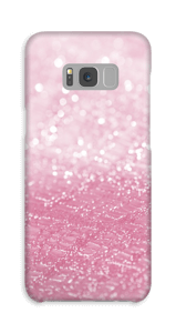 Rosa glitter deksel Galaxy S8 Plus