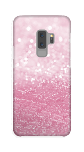 Rosa glitter deksel Galaxy S9 Plus