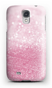 Rosa glitter deksel Galaxy S4
