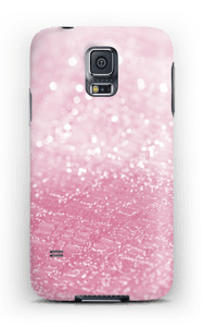 Rosa glitter deksel Galaxy S5