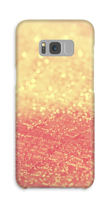 Orange glitter deksel Galaxy S8 Plus