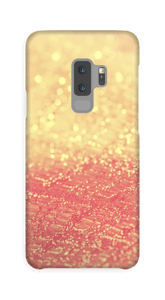 Orange glitter deksel Galaxy S9 Plus