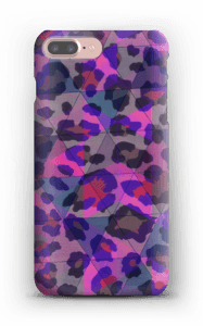 Lilla leopard deksel IPhone 7 Plus