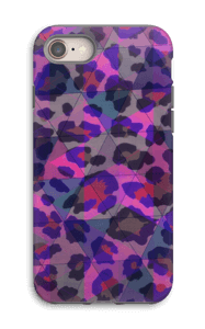 Lilla leopard deksel IPhone 8 tough