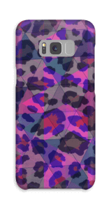 Lilla leopard deksel Galaxy S8 Plus