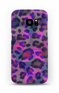 Lilla leopard deksel Galaxy S7 Edge