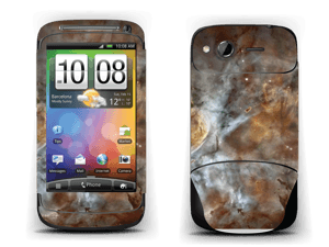 Blue, orange galaxy Skin Desire