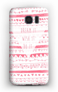 Pink Power deksel Galaxy S6