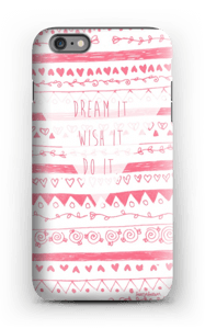 Pink Power deksel IPhone 6s Plus tough