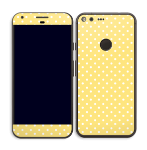 Yellow and white dots Skin Pixel XL