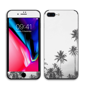 Black and White Tops Skin IPhone 8 Plus