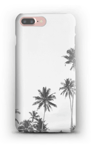 Mustavalkopalmut kuoret IPhone 7 Plus