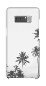 Svart-hvitt palm topper deksel 