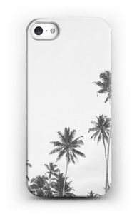 Svart-hvitt palm topper deksel 