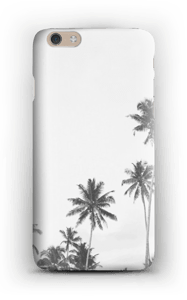 Svart-hvitt palm topper deksel 