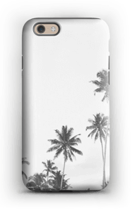 Svart-hvitt palm topper deksel 