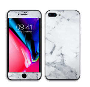 Mármore branco Skin IPhone 8 Plus