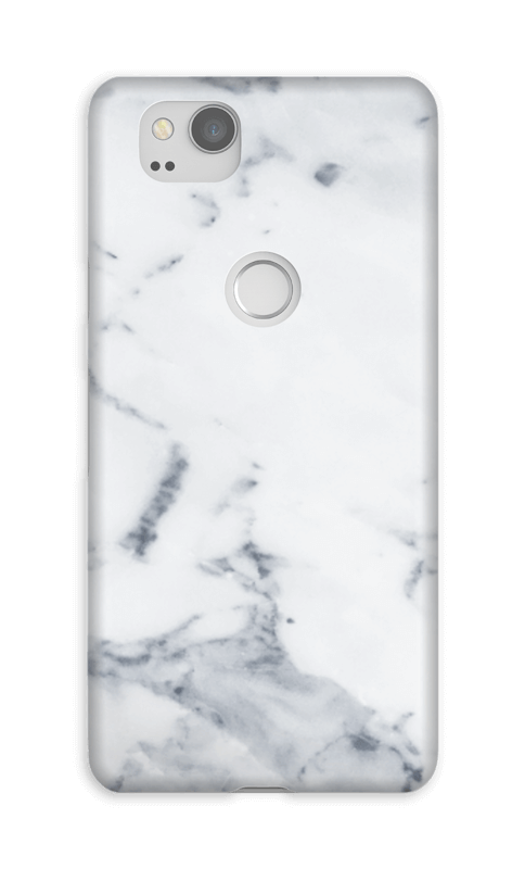 Wit marmer hoesje Pixel 2