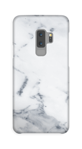 Hvit marmor deksel Galaxy S9 Plus