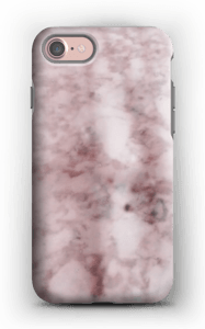Pink marble on a case for iPhone or Samsung 