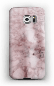 Rosa marmor deksel iphone samsung 