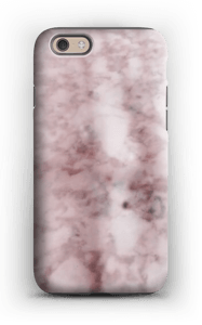 Rosa marmor deksel iphone samsung 