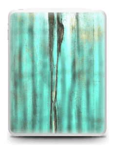 Madeira esmeralda Skin IPad 1