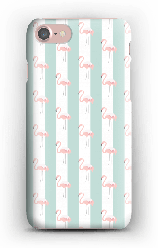 Mint green flamingo case pattern for iPhone or Samsung