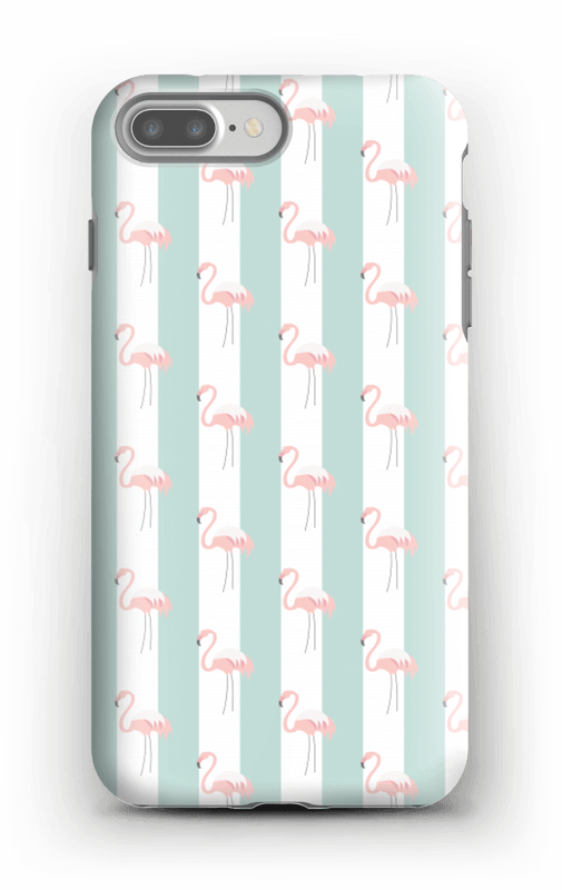 Mint green flamingo case pattern for iPhone or Samsung