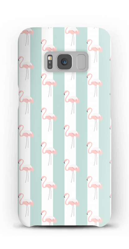 Mint green flamingo case pattern for iPhone or Samsung