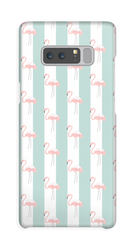 Mint green flamingo case pattern for iPhone or Samsung