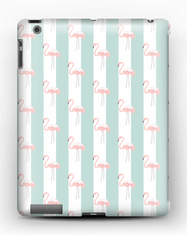 Mint green flamingo case pattern for iPhone or Samsung
