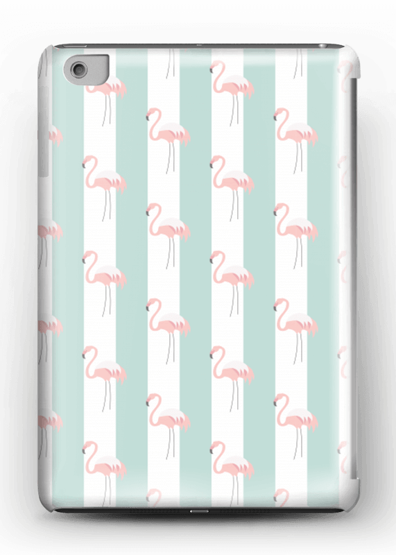 Mint green flamingo case pattern for iPhone or Samsung