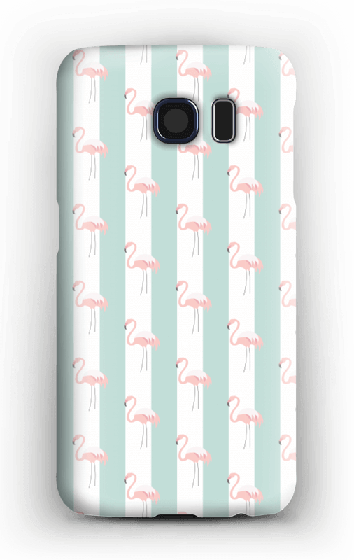 Mint green flamingo case pattern for iPhone or Samsung