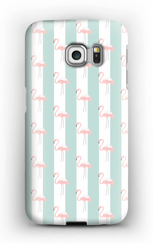 Mint green flamingo case pattern for iPhone or Samsung