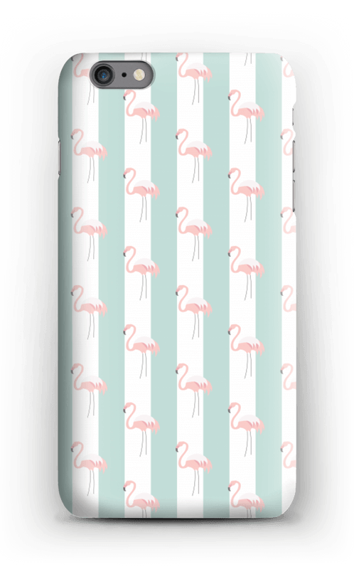 Mint green flamingo case pattern for iPhone or Samsung