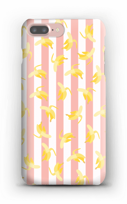 Striped banans on a case for iPhone or Samsung 