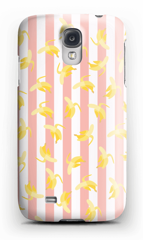 Striped banans on a case for iPhone or Samsung 
