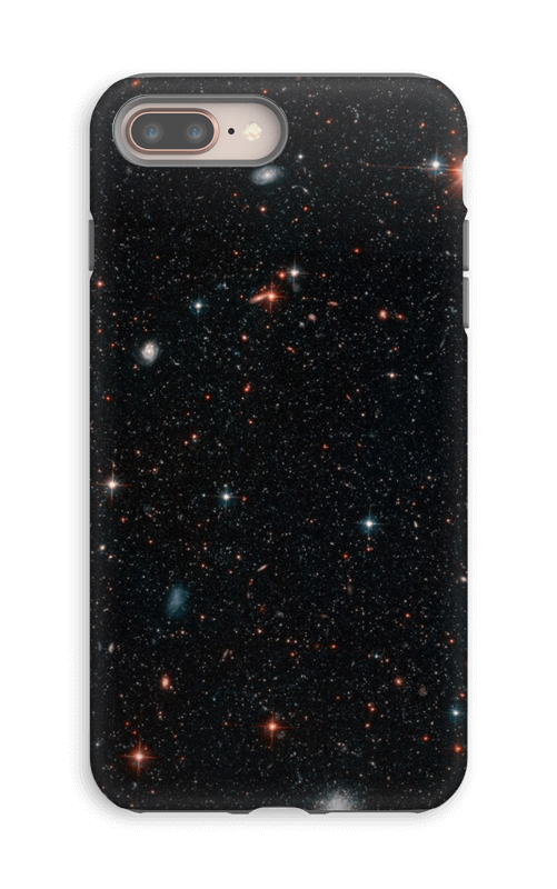 Tuikkiva galaxi kuoret IPhone 8 Plus tough