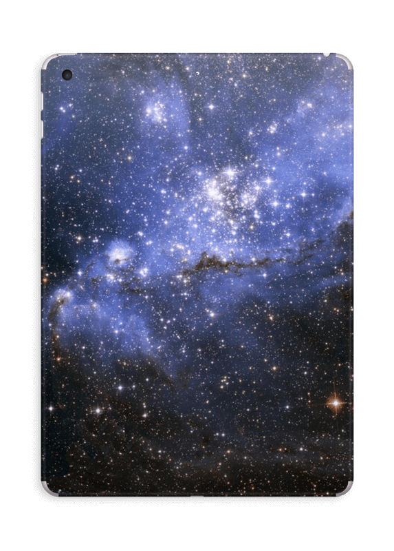 Galáxia Azul Skin IPad 2017