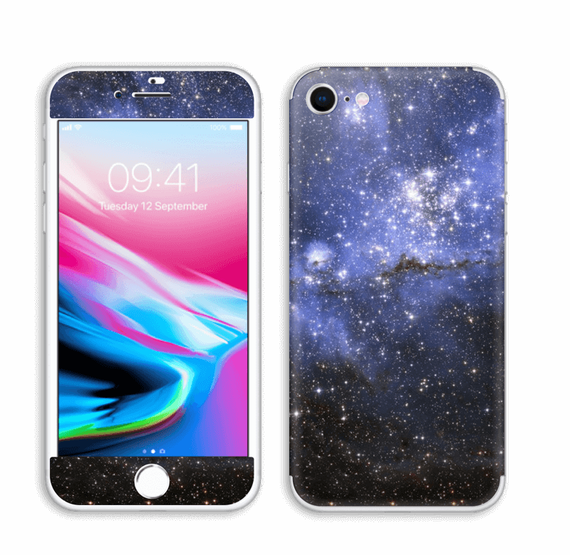 Galáxia Azul Skin IPhone 8