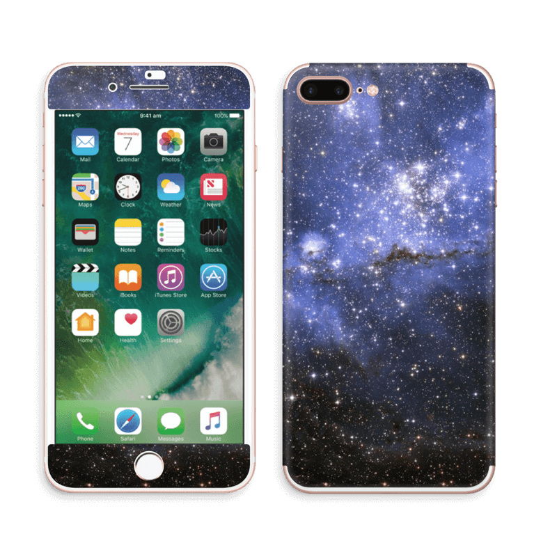 Galáxia Azul Skin IPhone 7 Plus